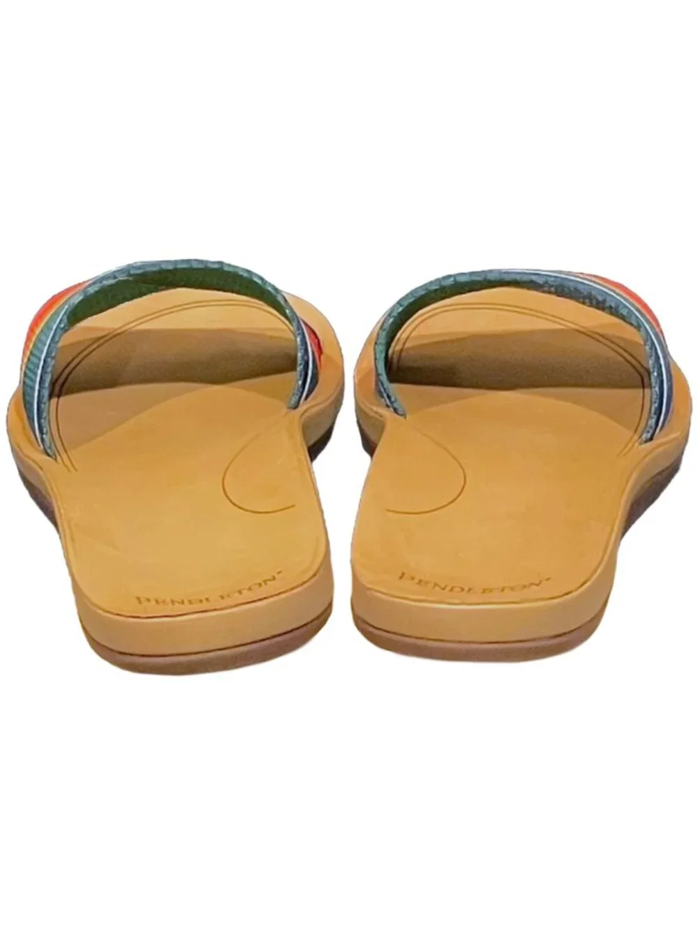 Pendleton Crater Lake National Park Slide Sandals Rainbow Stripe Size 8